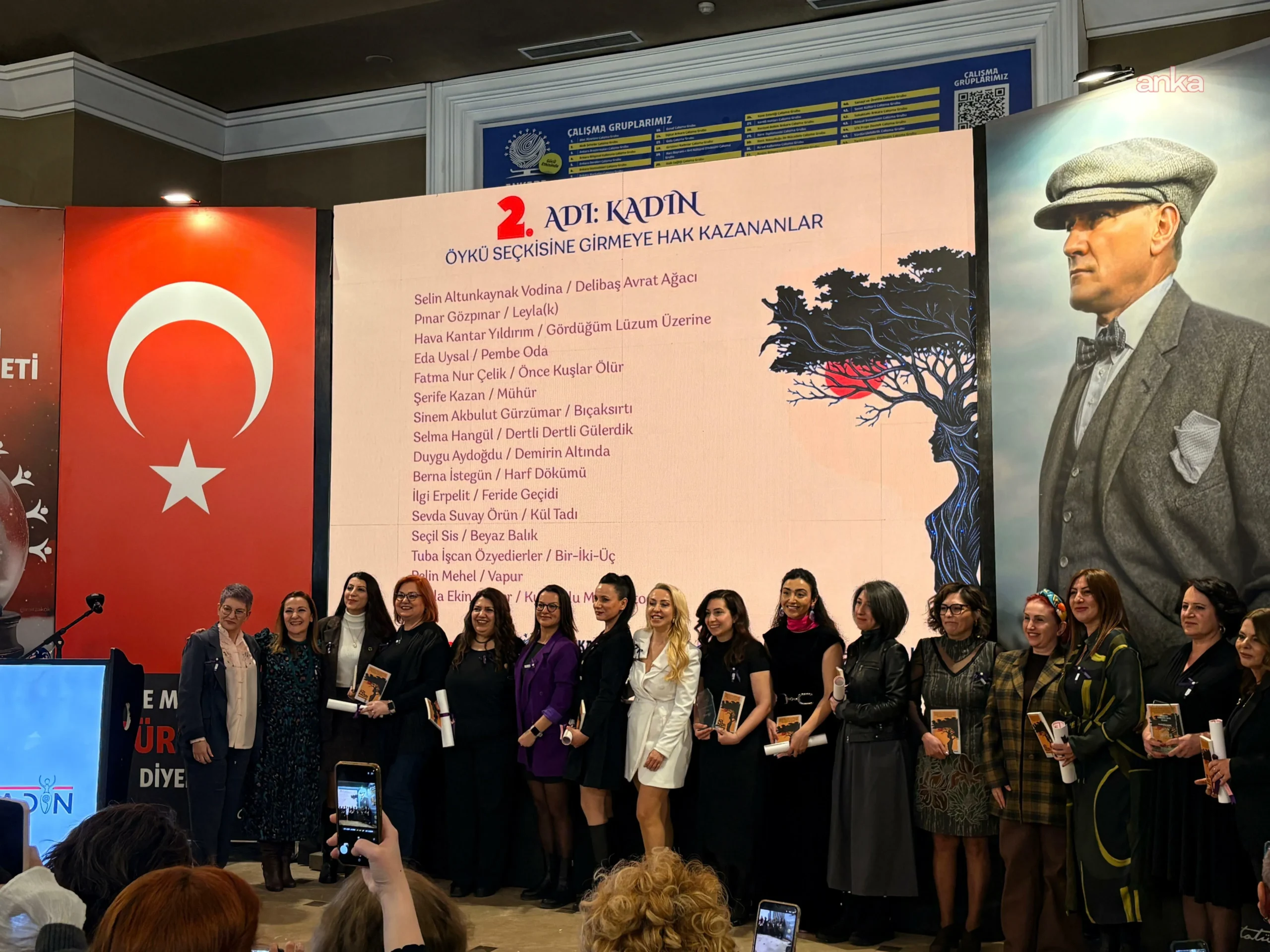 Adı Kadın Platformu tarafından düzenlenen Adı Kadın Öykü Yarışması’nın ödülleri, törenle sahiplerine verildi